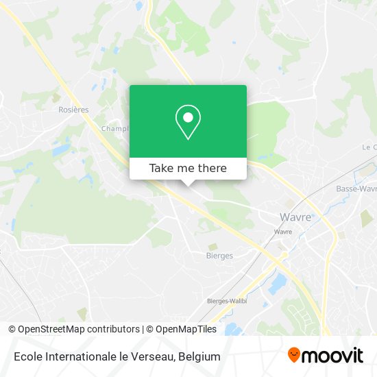 Ecole Internationale le Verseau map