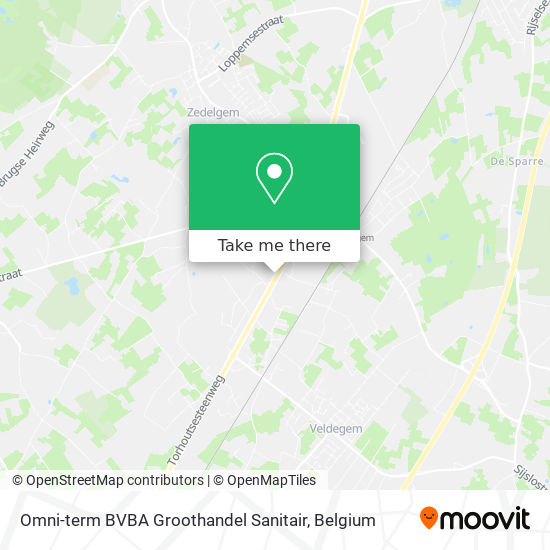 Omni-term BVBA Groothandel Sanitair map