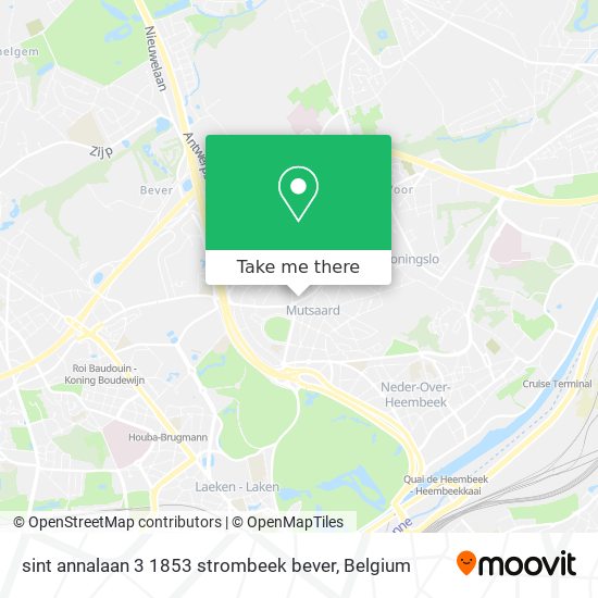 sint annalaan 3 1853 strombeek bever map