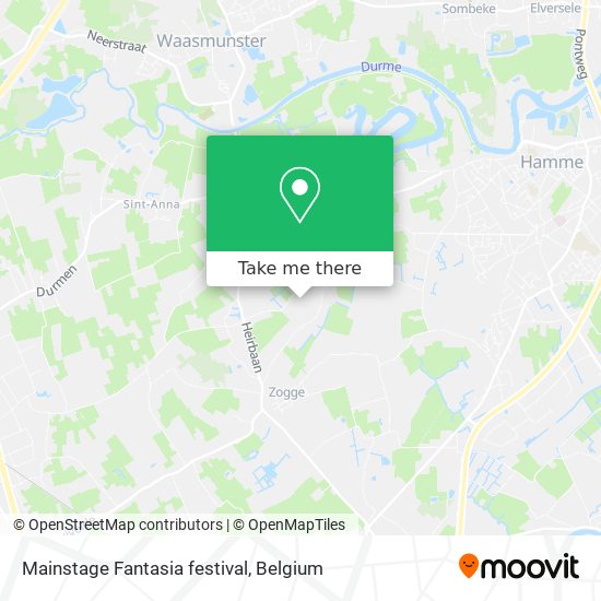 Mainstage Fantasia festival map