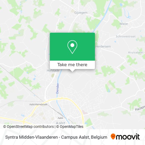 Syntra Midden-Vlaanderen - Campus Aalst map