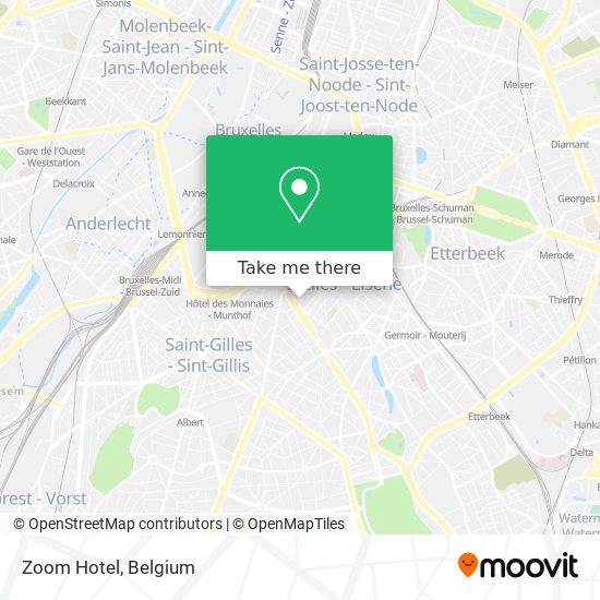 Zoom Hotel map