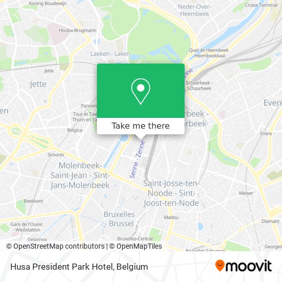 Husa President Park Hotel map