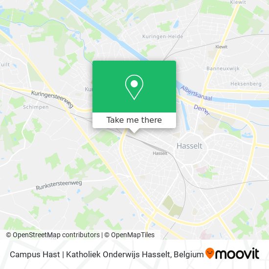 Campus Hast | Katholiek Onderwijs Hasselt map