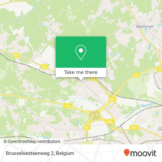 Brusselsesteenweg 2 map