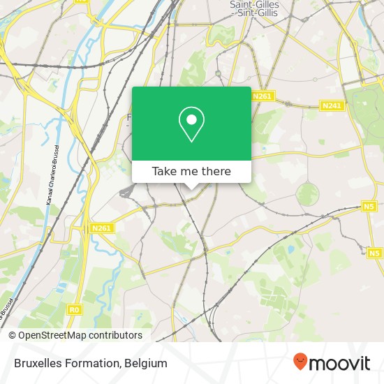 Bruxelles Formation map