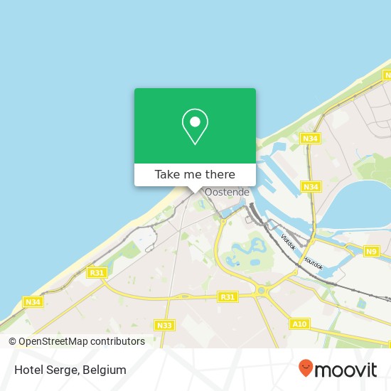 Hotel Serge map