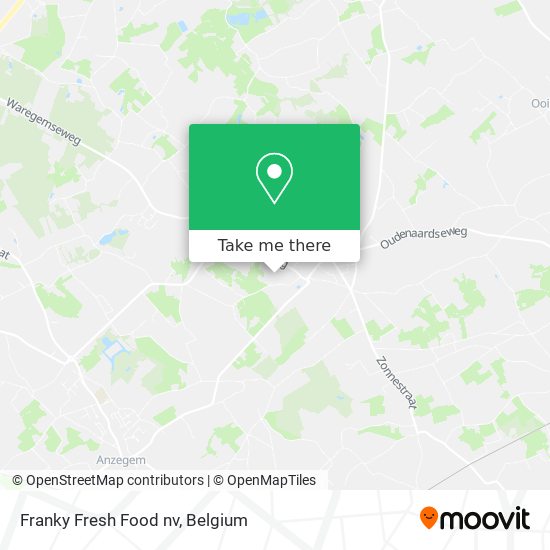Franky Fresh Food nv map