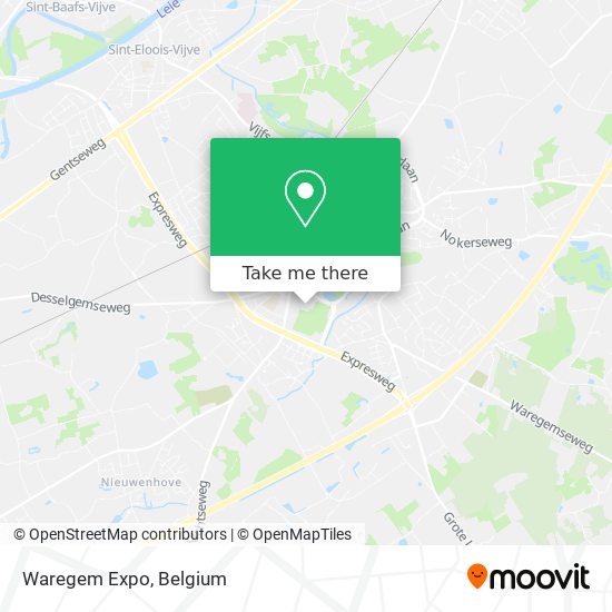 Waregem Expo map