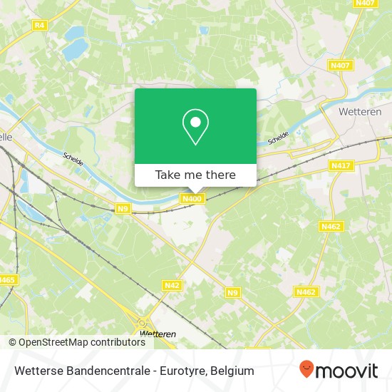 Wetterse Bandencentrale - Eurotyre map