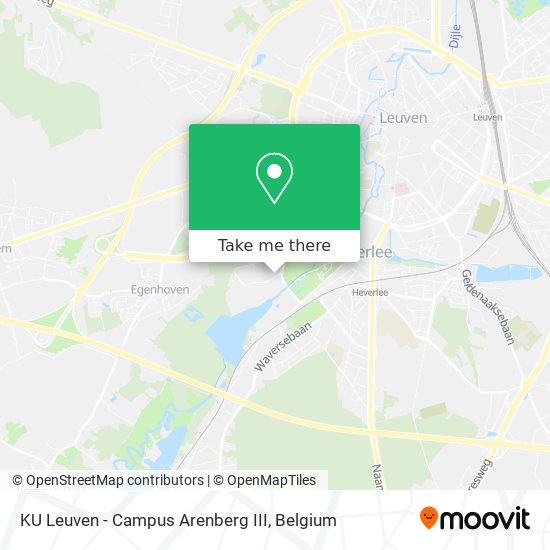 KU Leuven - Campus Arenberg III map