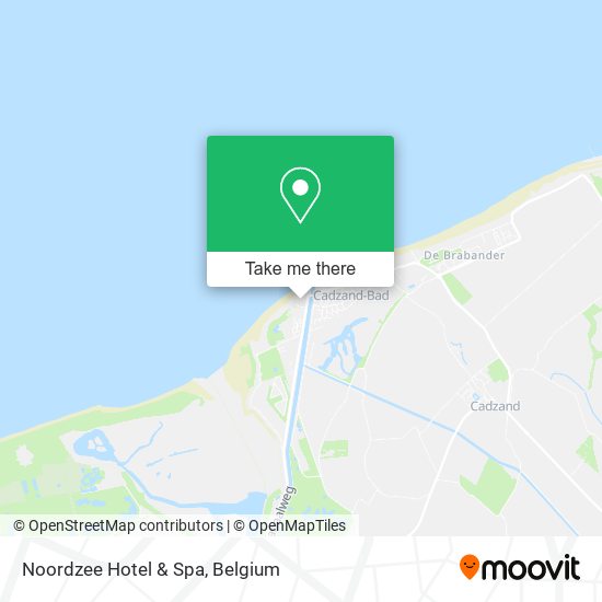 Noordzee Hotel & Spa map