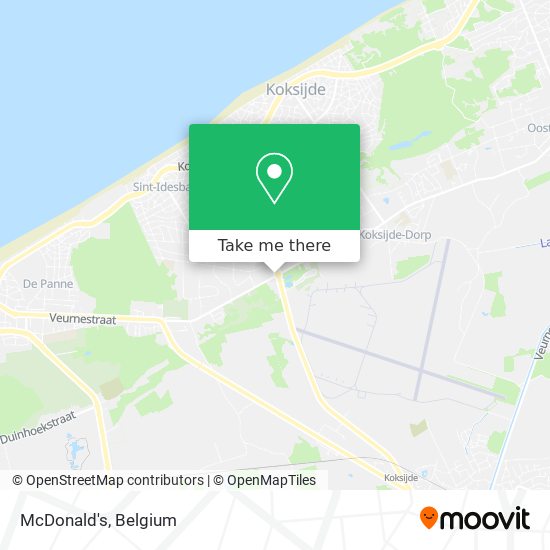 McDonald's map