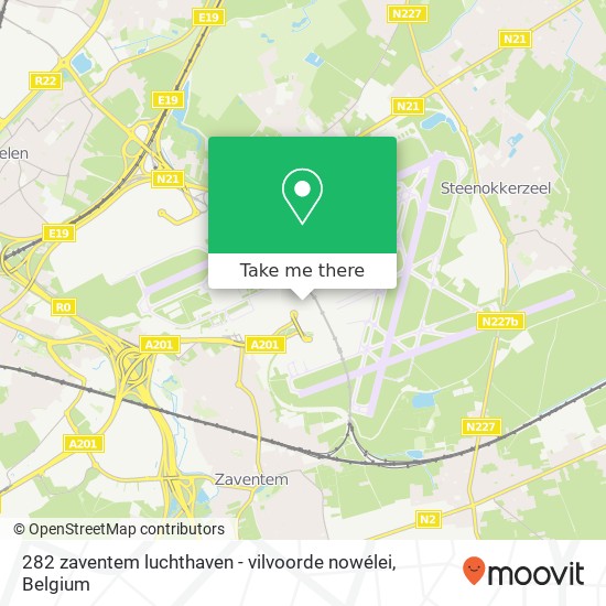 282 zaventem luchthaven - vilvoorde nowélei plan