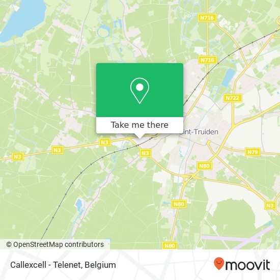 Callexcell - Telenet map