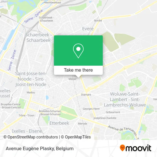 Avenue Eugène Plasky map