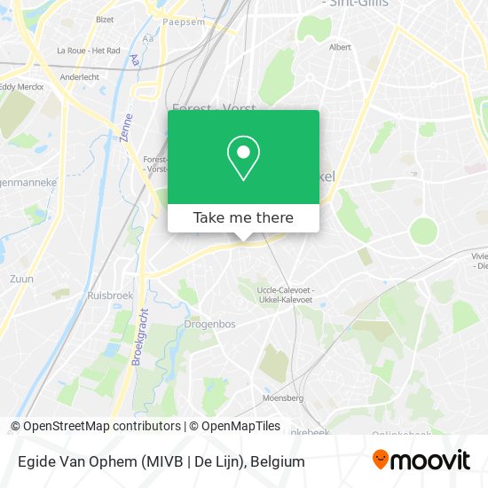 Egide Van Ophem (MIVB | De Lijn) map