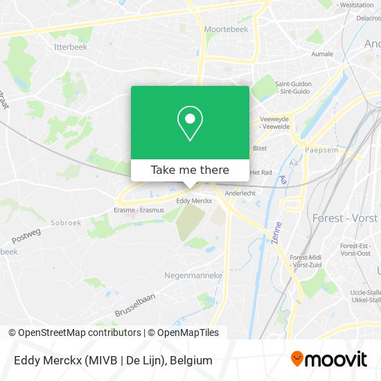 Eddy Merckx (MIVB | De Lijn) map