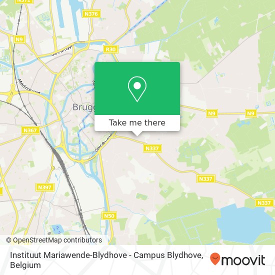 Instituut Mariawende-Blydhove - Campus Blydhove map