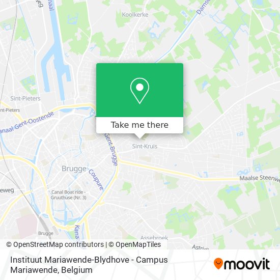 Instituut Mariawende-Blydhove - Campus Mariawende map