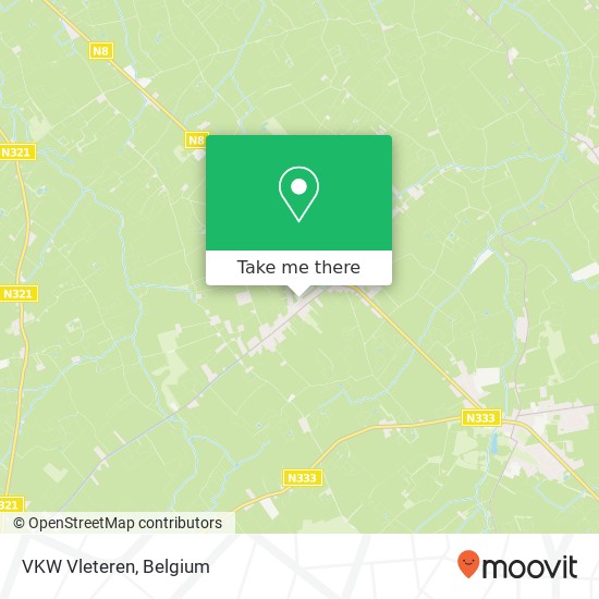 VKW Vleteren map