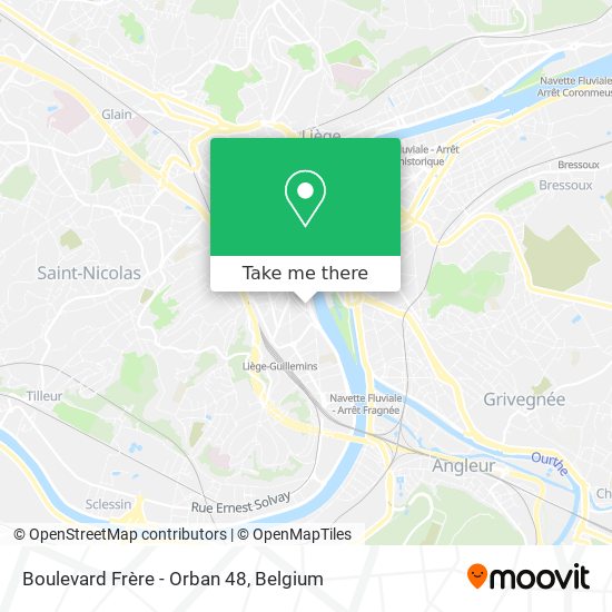 Boulevard Frère - Orban 48 map