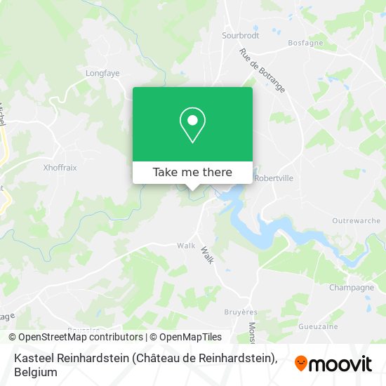 Kasteel Reinhardstein (Château de Reinhardstein) map