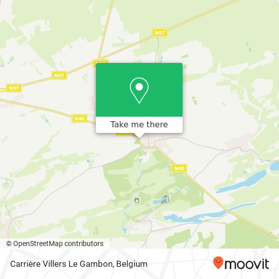 Carrière Villers Le Gambon plan