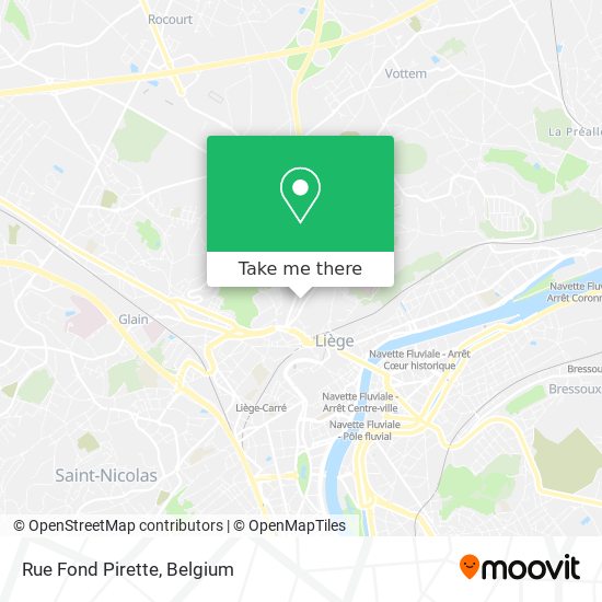 Rue Fond Pirette map