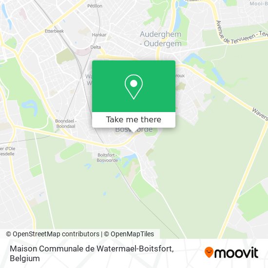 Maison Communale de Watermael-Boitsfort map