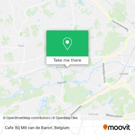 Cafe 'Bij Mit van de Baron' map