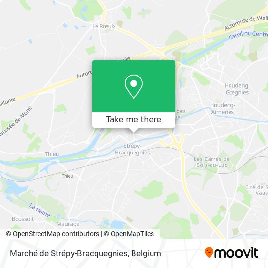 Marché de Strépy-Bracquegnies map