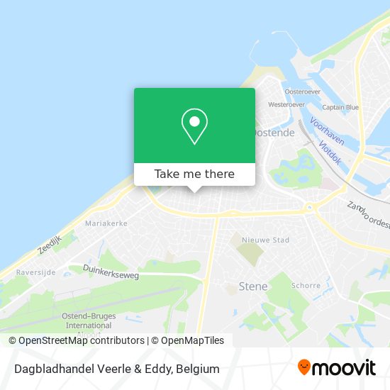 Dagbladhandel Veerle & Eddy map