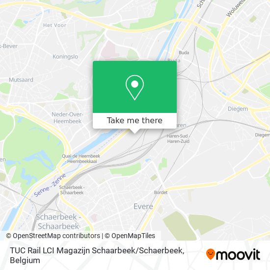TUC Rail LCI Magazijn Schaarbeek / Schaerbeek plan