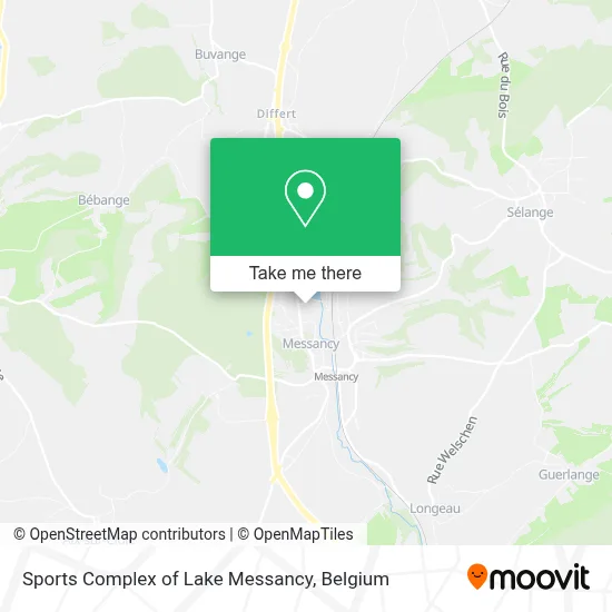 Sports Complex of Lake Messancy map