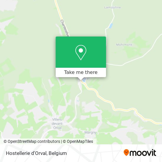 Hostellerie d'Orval map