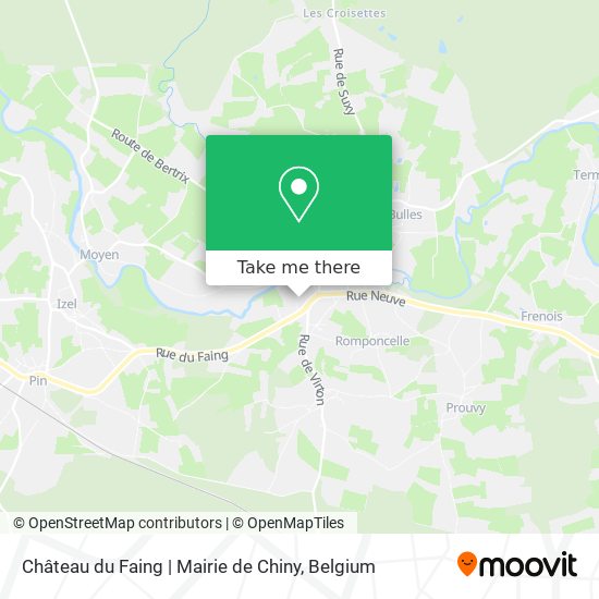 Château du Faing | Mairie de Chiny map