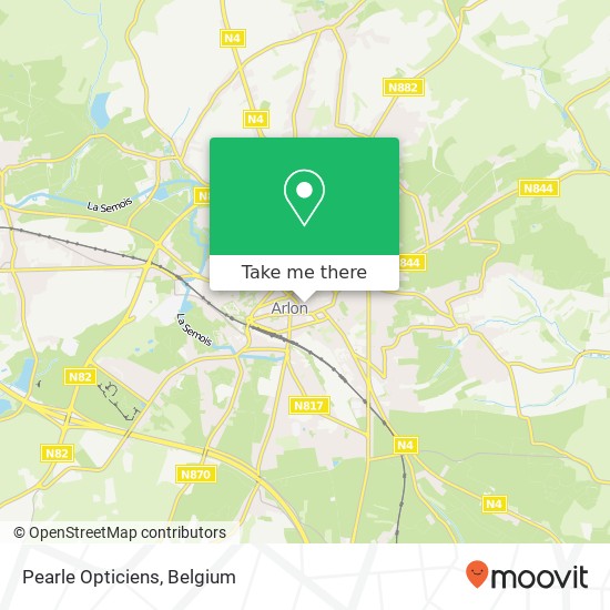 Pearle Opticiens map