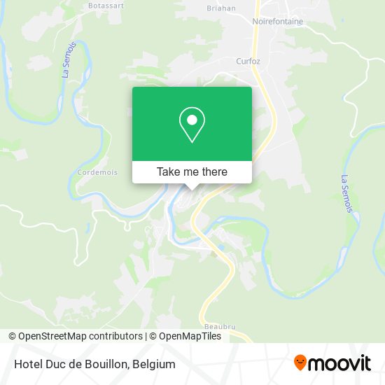 Hotel Duc de Bouillon map