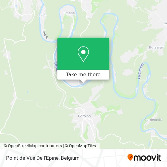 Point de Vue De l'Epine plan