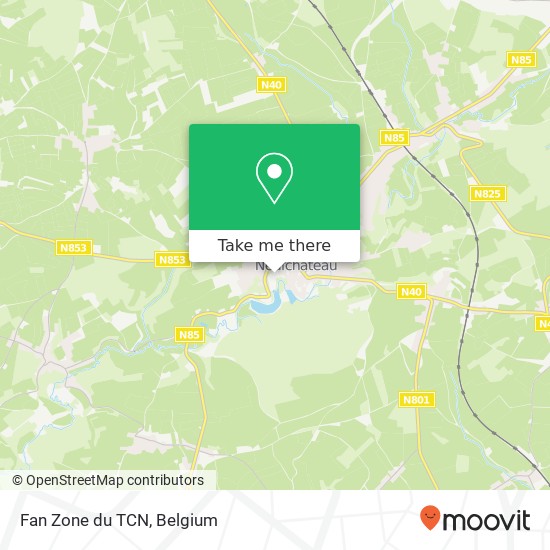 Fan Zone du TCN map