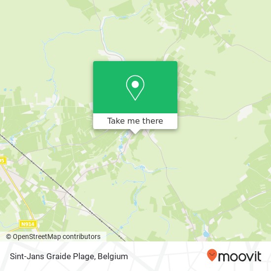 Sint-Jans Graide Plage map