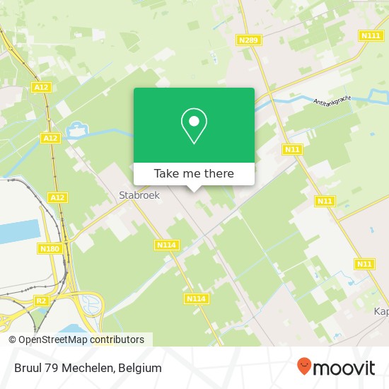 Bruul 79 Mechelen map