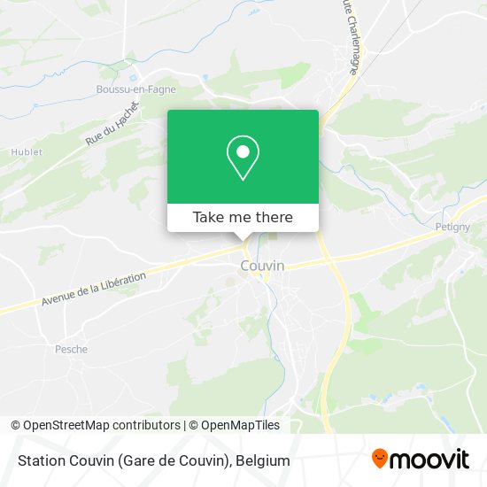 Station Couvin (Gare de Couvin) map