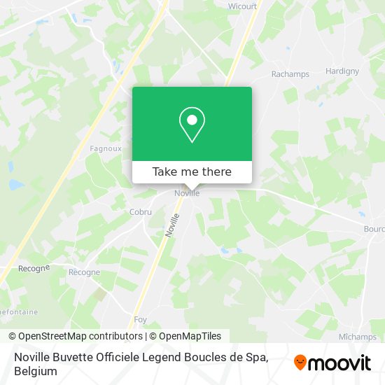Noville Buvette Officiele Legend Boucles de Spa map