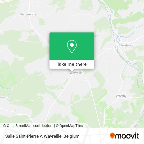 Salle Saint-Pierre À Wavreille plan