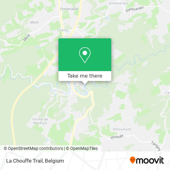 La Chouffe Trail map