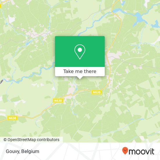 Gouvy map