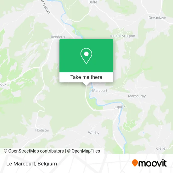 Le Marcourt map