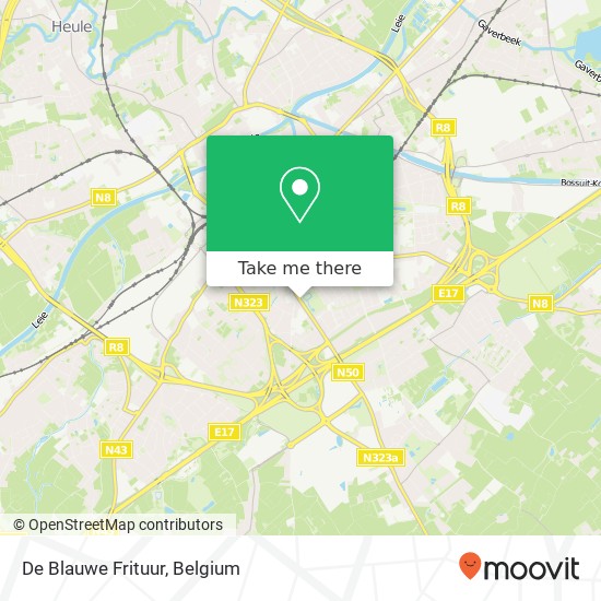 De Blauwe Frituur map